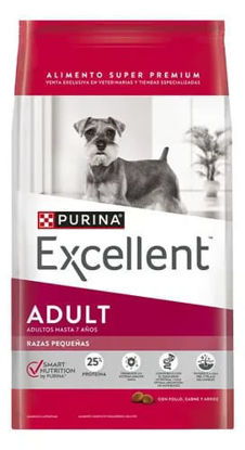 Imagen de ALIMENTO BALANCEADO PERROS EXECLLENT PERRO ADULTO RAZA PEQUEÑA  x 3 KG