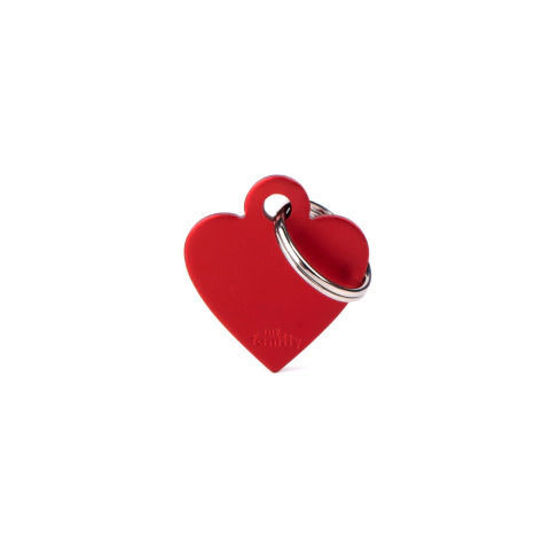 Imagen de ACCESORIOS PARA MASKOTAS -MEDALLA CHICA CORAZON ROJA MFB25