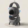 Imagen de ACCESORIOS PARA GATO - LABR-E2,0GR LITERA AUTOMATICA BEEPAW ROCK-E 2,0 GRIS OSCURO