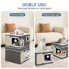 Imagen de ACCESORIOS PARA GATO - CRP40*40*61GND013 CAMA CHUCHA RASCADOR PLEGABLE 40X40X61 CM GRIS ND013