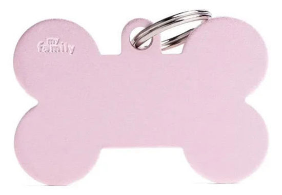 Imagen de ACCESORIOS PARA MASCOTAS - MFXL04 MEDALLA HUESO XL ROSA