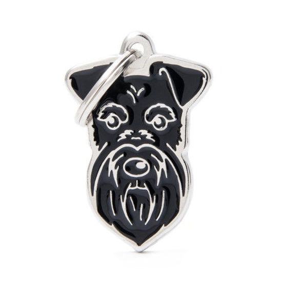 Imagen de ACCESORIOS PARA MASCOTAS - MF27NBLACK MEDALLA SCHNAUZER NEGRO